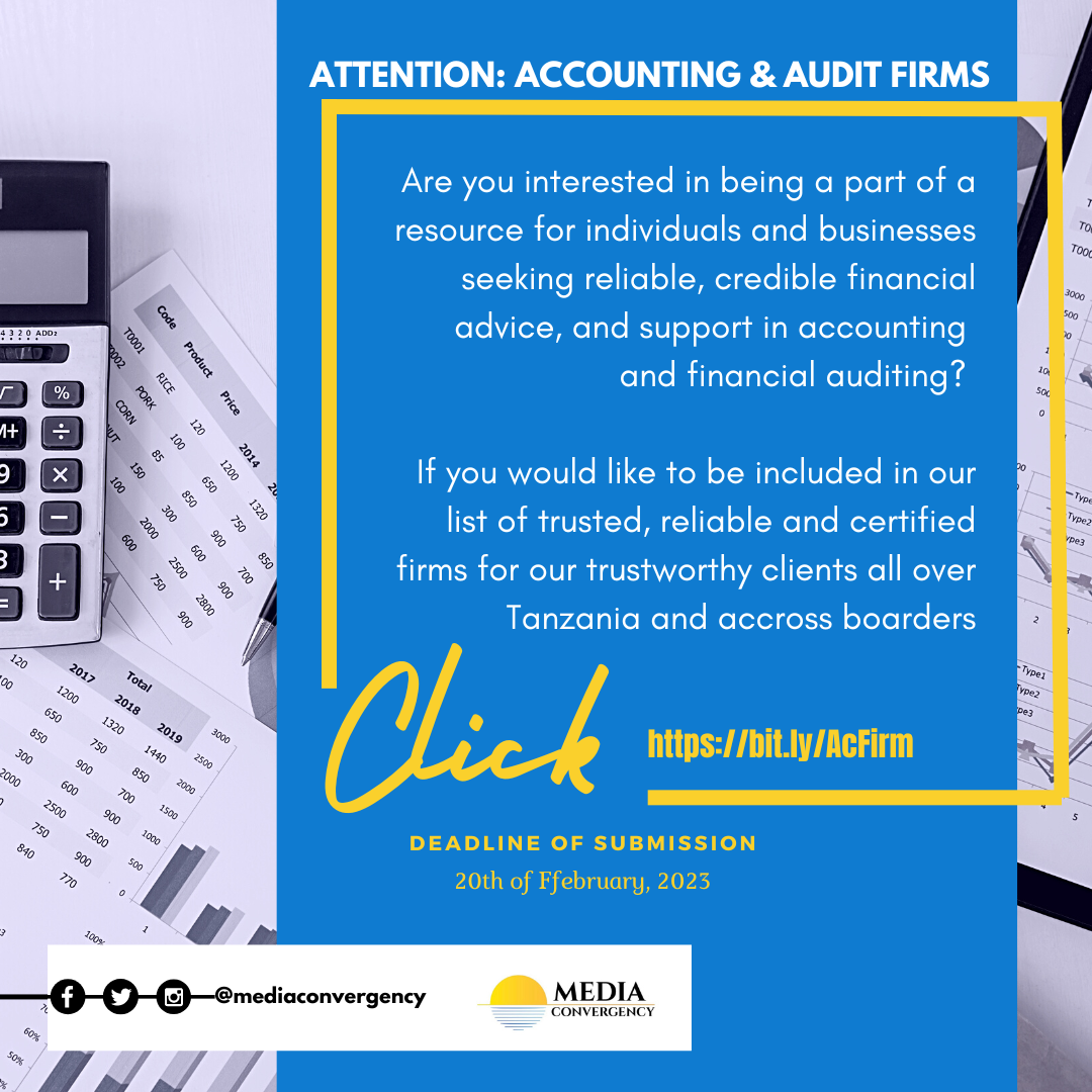 ATTENTION: Call for Accounting Firms/Organizations